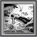 une photo d'Ã©cran de Le Monde Perdu - Jurassic Park (Game Boy) sur Nintendo Game Boy